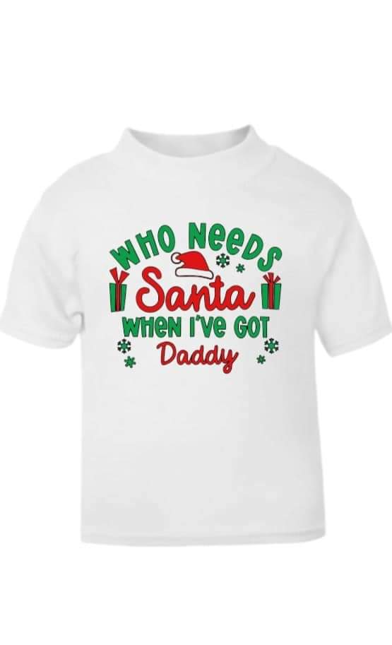 Childrens Personalised christmas top