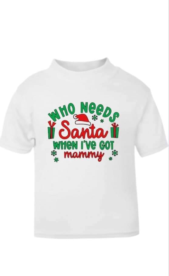 Childrens Personalised christmas top