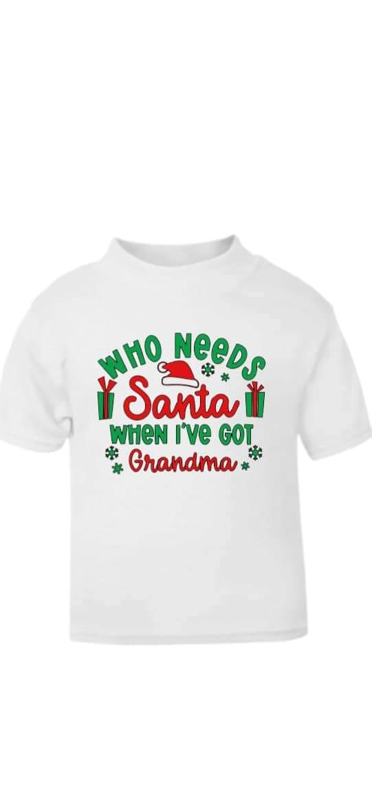Childrens Personalised christmas top