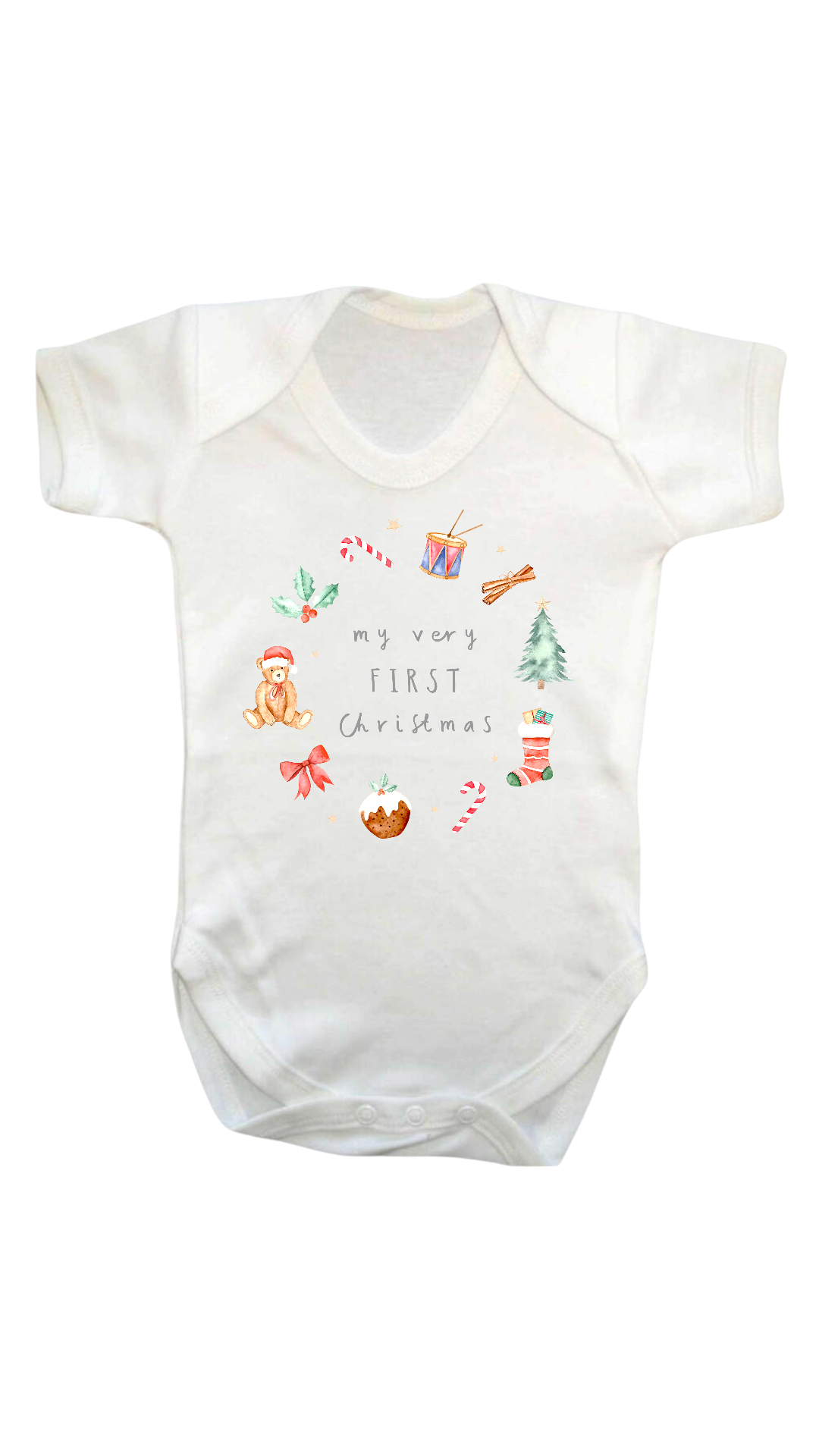 My First Christmas|Personalised vest