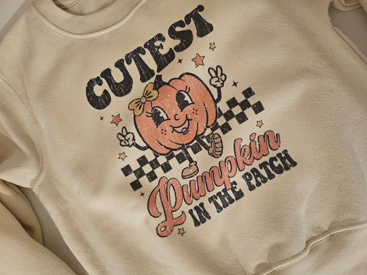 Girls cutest pumpkin jumper