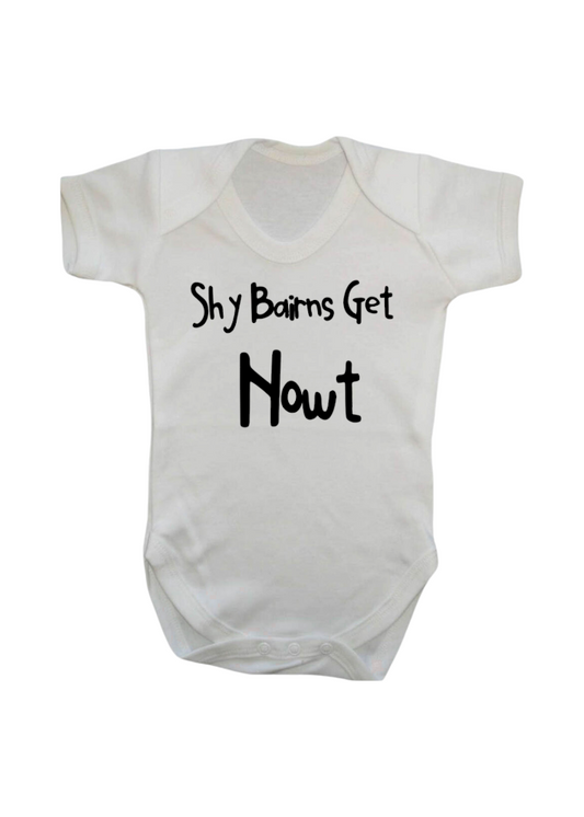 Shy Bairns romper|Born in Newcastle