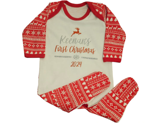 Personalised First Christmas| Reindeer|Christmas Eve