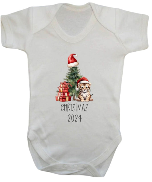 Christmas Romper|Personalised|Safari Animal