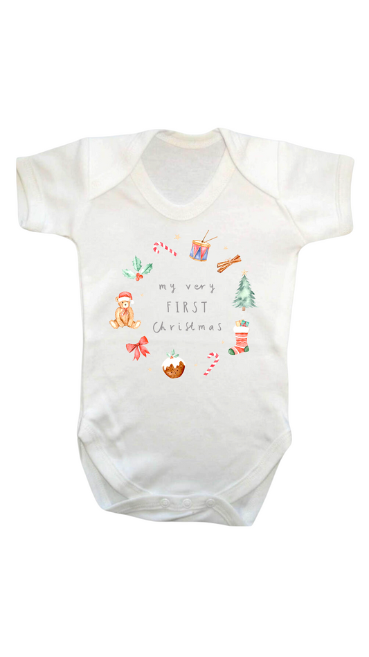 My First Christmas|Personalised vest