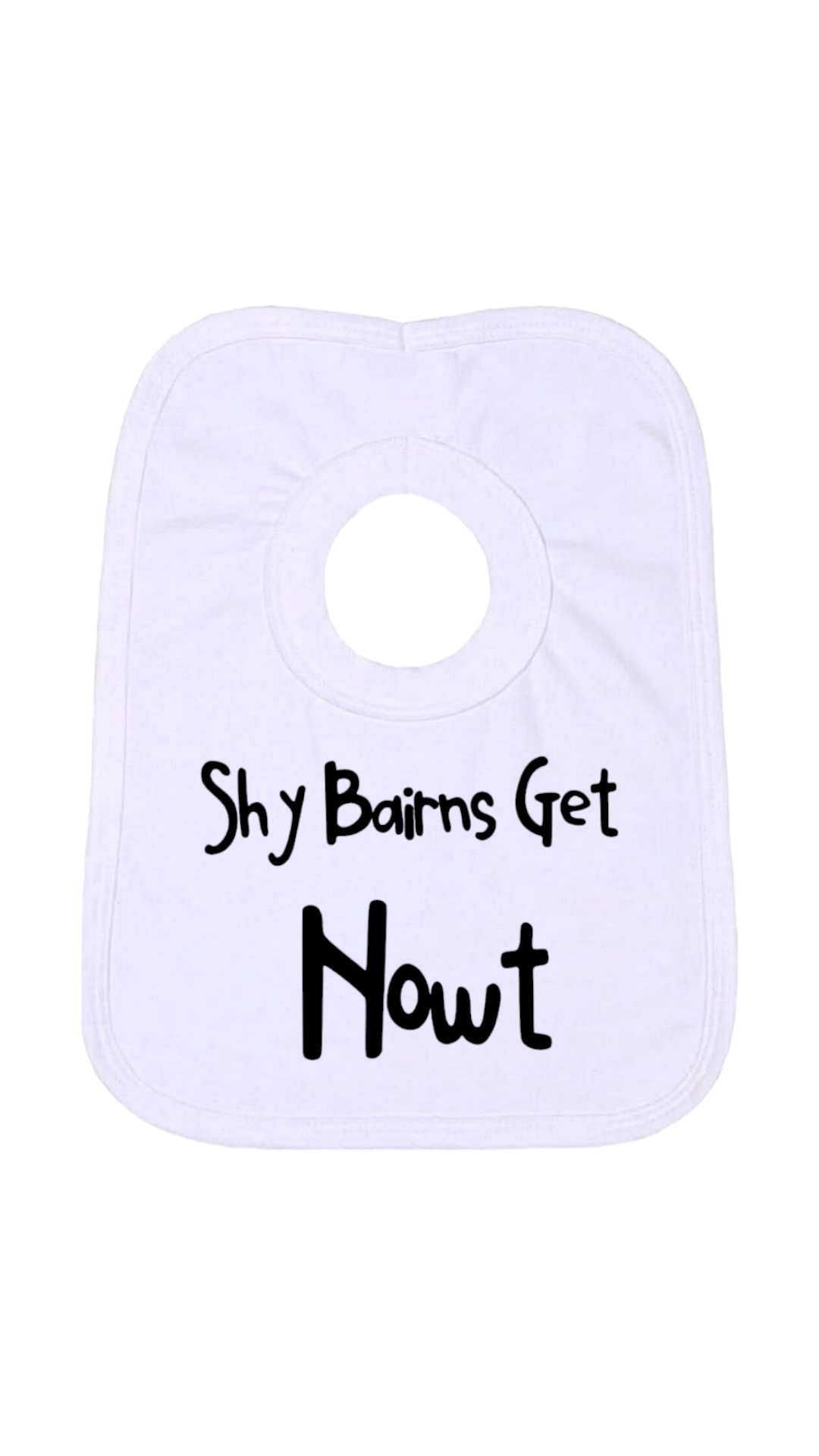 Shy Bairns Bib|Born in Newcastle