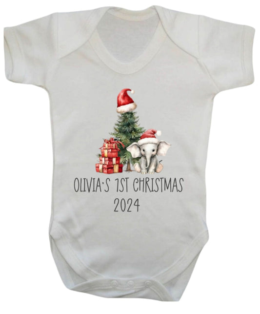 Christmas Romper|Personalised|Safari Animal