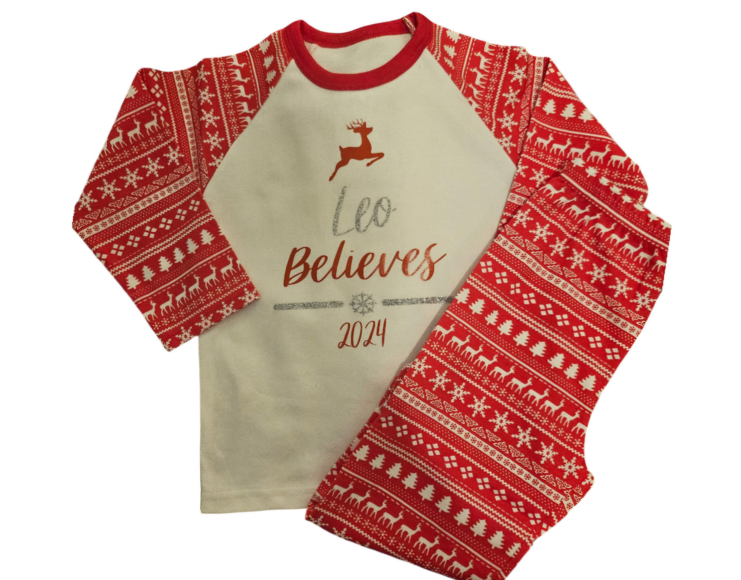 Personalised Christmas pyjamas